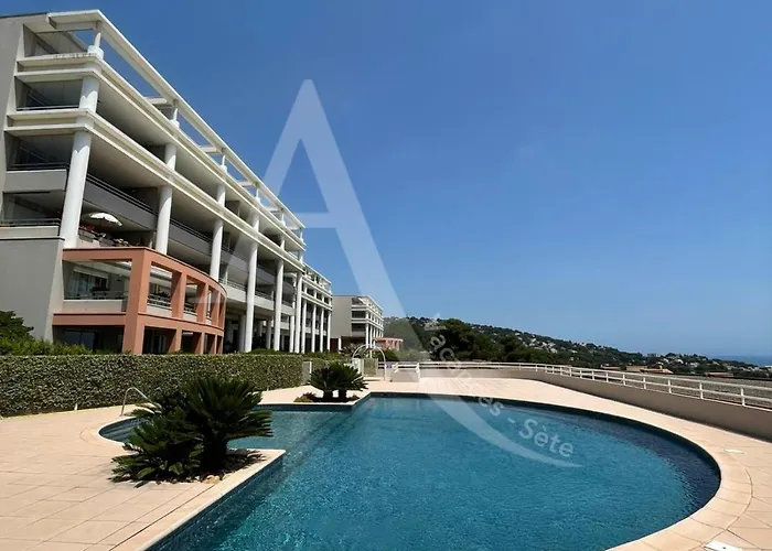 Appartement T3 Avec Grande Terrasse Et Vue Panoramique Sur La Sète