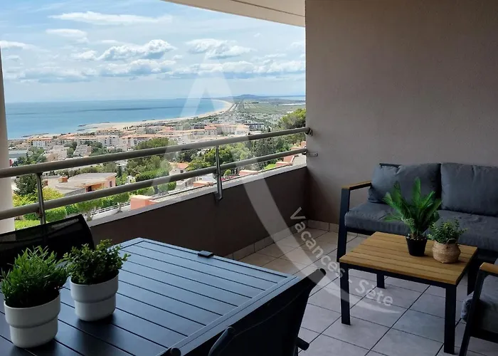 T3 Avec Grande Terrasse Et Vue Panoramique Sur La * Sète